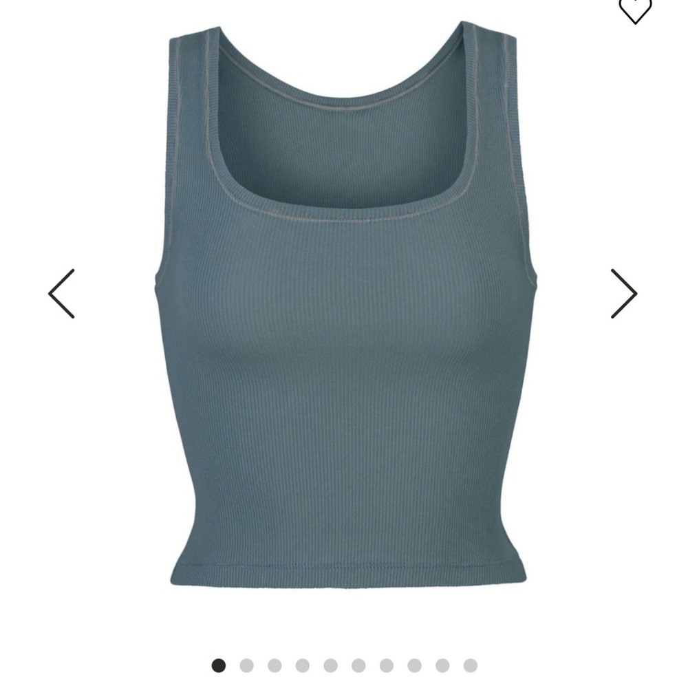 Skims Cotton Rib Set in color Kyanite